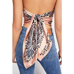 Free People Savannah Bandana Silky Print - 43" - New